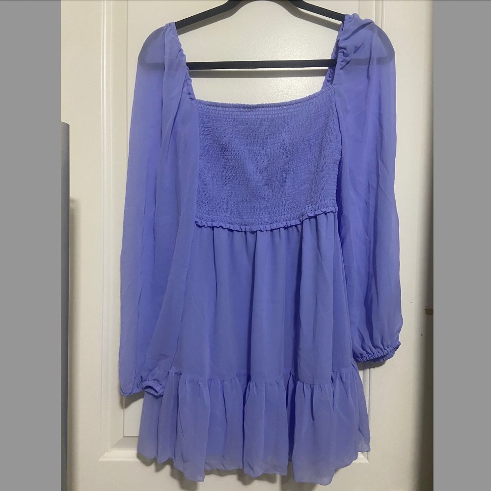 Aritzia Wilfred Tempest Dress Small Violet